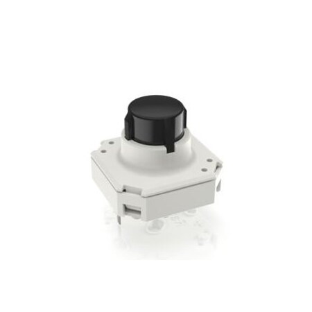 Rafi Keypad Switch, 1 Switches, Spst, Momentary-Tactile, 0.1A, 35Vdc, 3.5N, Solder Terminal, Through 3.14.100.801/0000